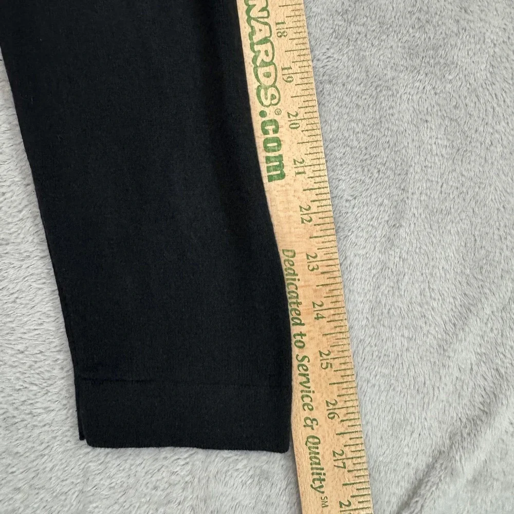 Banana Republic Sweater Mens Large Black Silk Cashmere Mock‎ Neck Comfort Soft